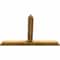 Ekena Millwork Portland Rough Sawn Timber Gable Bracket, Western Red Cedar, 48"W x 32"H x 2"D x 4"F, 16/12 Pitch GBW048X32X0204POR00RWR - alternate 5